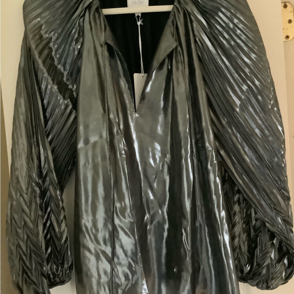 Johnny Was Silver Blouse
